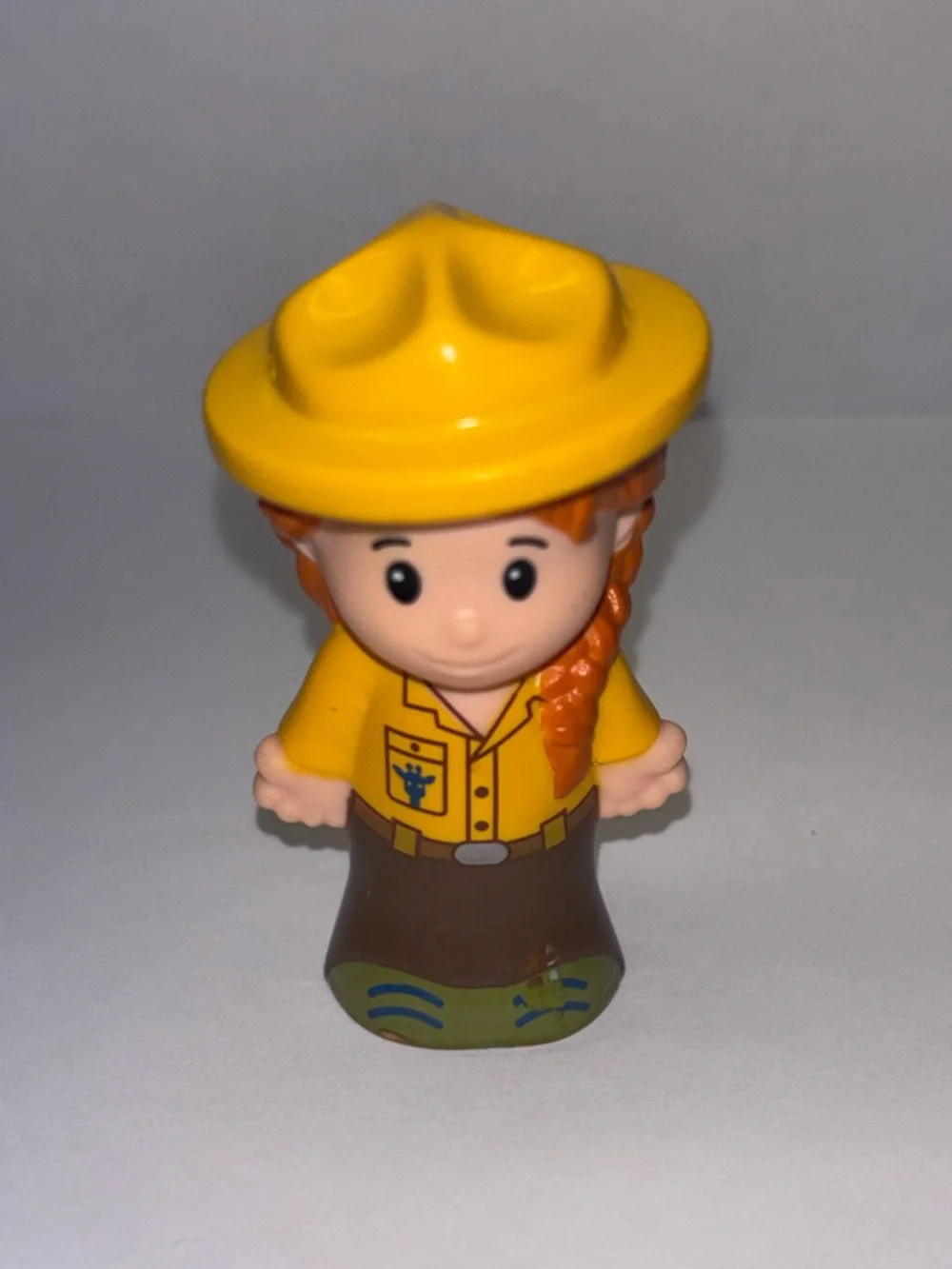 2015 Fisher Price Little People Female Zookeeper from Giraffe Set Big Animal Zoo - Picture 1 of 7